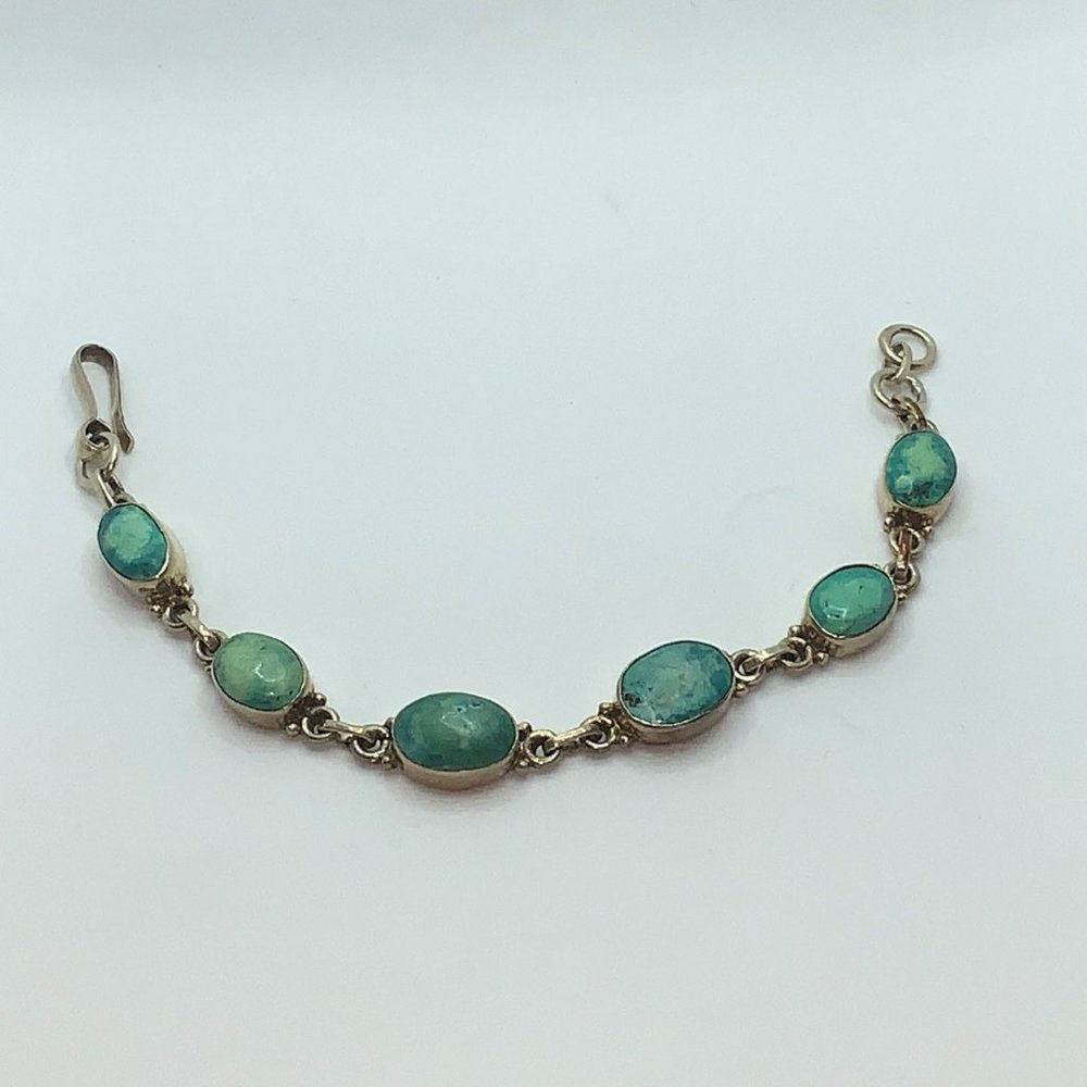 Sterling and Turquoise Bracelet (Vintage)